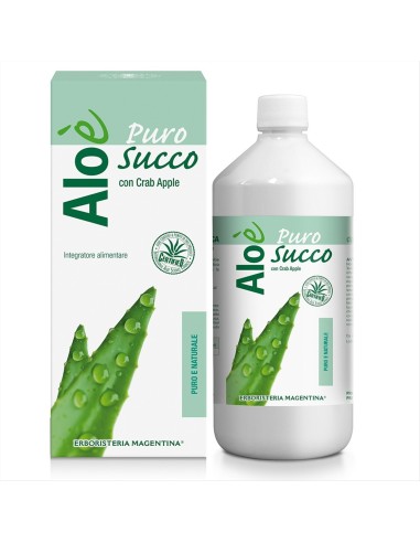 Aloè puro succo bio - vendita online | Erboristeriamontricos.com