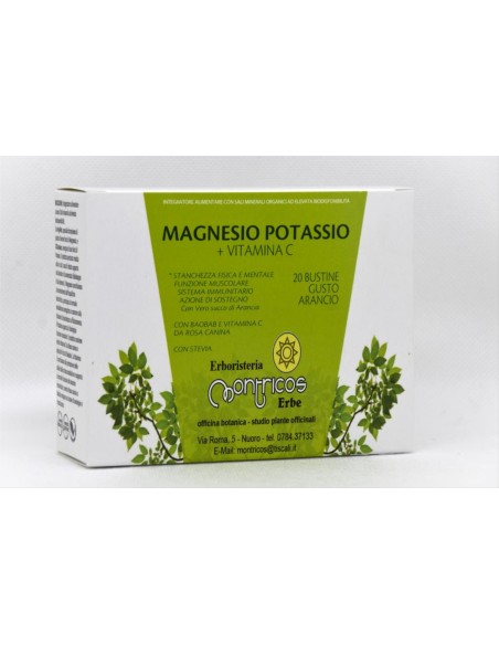 Magnesio Potassio  Montricos Erbe - vendita online | Erboristeriamontr
