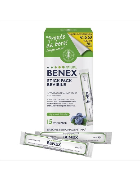 Benex Bevibile Stick Erboristeria Magentina - vendita online | Erboris