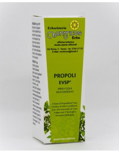 Propoli spray gola Montricos Erbe - vendita online | Erboristeriamontr