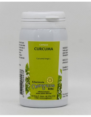 Curcuma Capsule Montricos Erbe - vendita online | Erboristeriamontrico