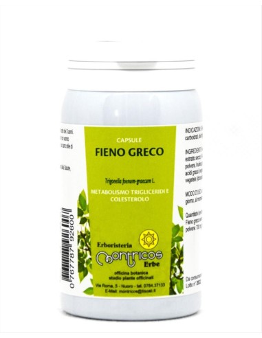 Fieno Greco Capsule Montricos Erbe - vendita online | Erboristeriamont