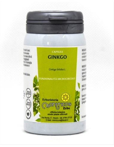 Ginkgo Biloba Capsule Montricos Erbe - vendita online | Erboristeriamo