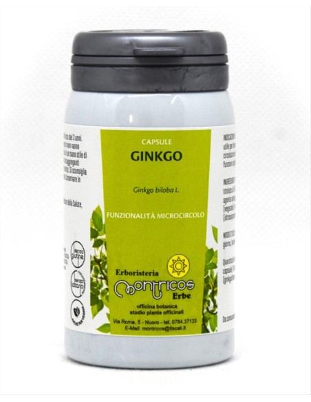 Ginkgo Biloba Capsule Montricos Erbe - vendita online | Erboristeriamo